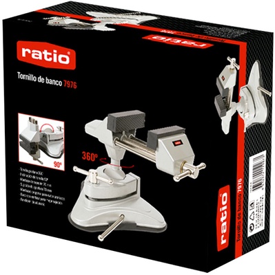 Ratio Tornillo Banco sin Mesa con Ventosa Giratorio